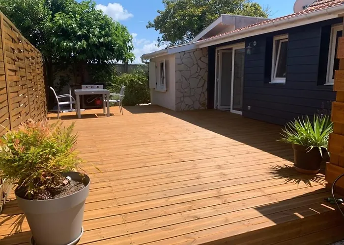 펜션 Maison T3 Calme Entre D'hiver Et Pereire - Fr-1-319-410 *